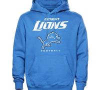 Detroit Lions Light Blue Critical Victory Pullover Hoodie