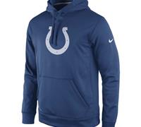 Indianapolis Colts Nike Royal Practice Performance Pullover Hoodie