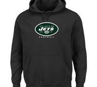 New York Jets Black Critical Victory Pullover Hoodie