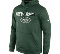 New York Jets Nike Green Kick Off Staff Performance Pullover Hoodie