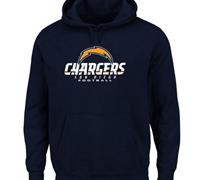 San Diego Chargers Navy Blue Critical Victory Pullover Hoodie