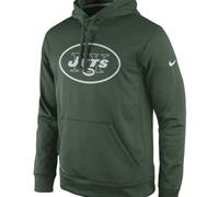 New York Jets Nike Green Practice Performance Pullover Hoodie