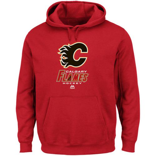 Calgary Flames Majestic Red Critical Victory VIII Fleece Hoodie Calgary Flames Majestic Red Critical Victory VIII Fleece Hoodie