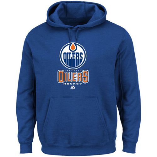 Edmonton Oilers Majestic Blue Critical Victory VIII Fleece Hoodie Edmonton Oilers Majestic Blue Critical Victory VIII Fleece Hoodie
