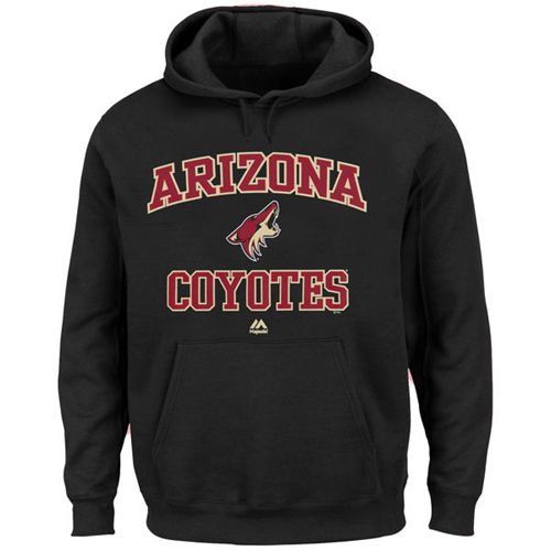 Arizona Coyotes Majestic Black Heart & Soul Hoodie
