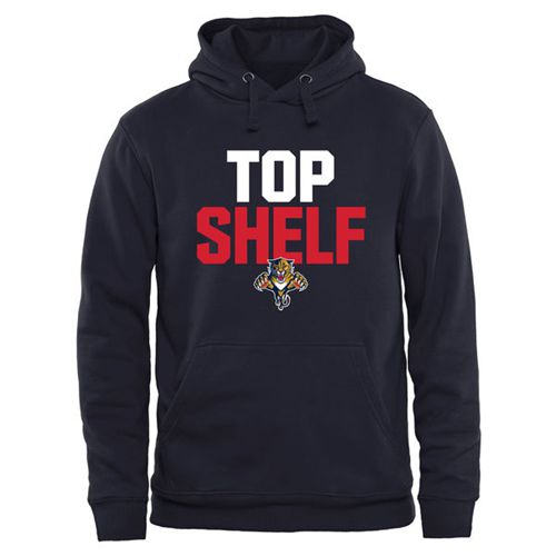 Florida Panthers Navy Top Shelf Pullover Hoodie