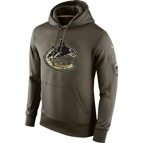 Men's Vancouver Canucks Nike Salute To Service NHL Hoodie