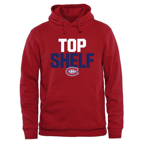 Montreal Canadiens Red Top Shelf Pullover Hoodie