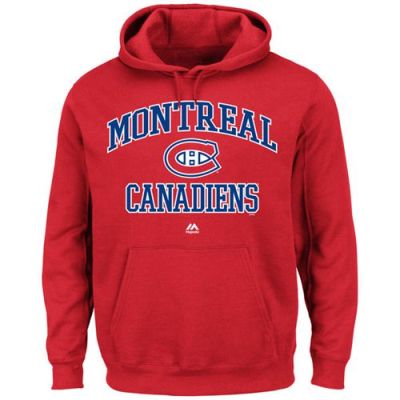 Montreal Canadiens Majestic Red Heart Soul Hoodie
