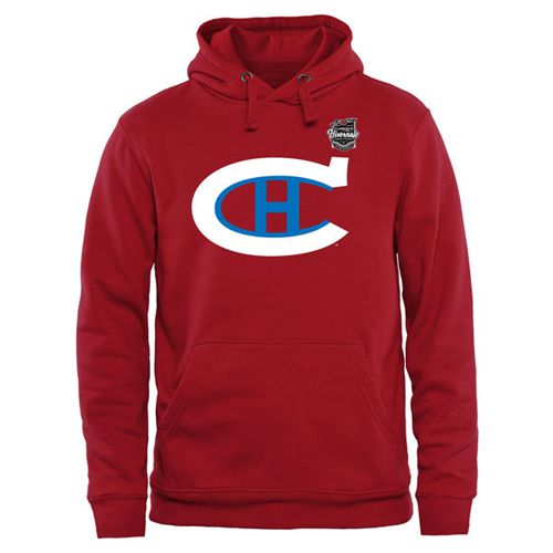 Montreal Canadiens Red Team Logo Pullover Hoodie