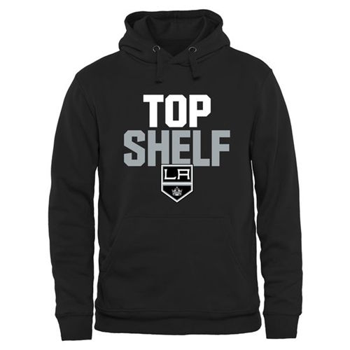 Los Angeles Kings Black Top Shelf Pullover Hoodie