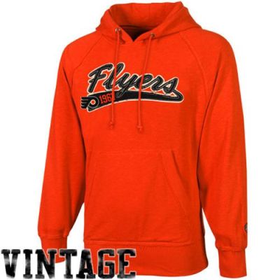 Old Time Hockey Philadelphia Flyers Orange Hudson Pullover Hoodie