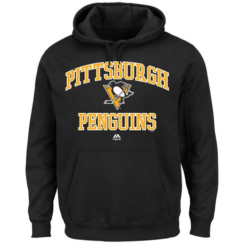 Pittsburgh Penguins Majestic Black Heart & Soul Hoodie