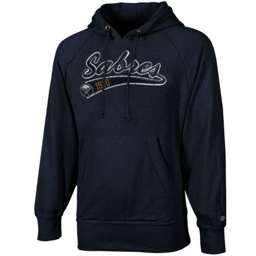 Old Time Hockey Buffalo Sabres Navy Blue Hudson Pullover Hoodie