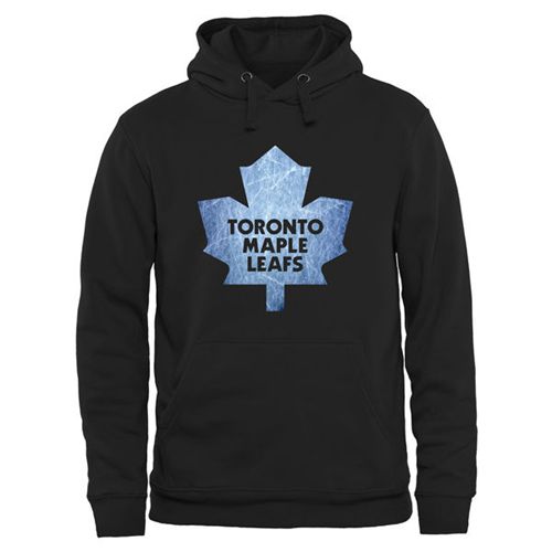 Toronto Maple Leafs Black Rinkside Pond Hockey Pullover Hoodie