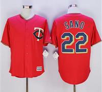 Minesota Twins #22 Miguel Sano Red New Cool Base Stitched MLB Jersey