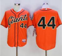 San Francisco Giants #44 Willie McCovey Orange Cool Base Stitched Baseball Jersey
