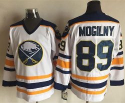 Buffalo Sabres #89 Alexander Mogilny White CCM Throwback Stitched NHL Jersey