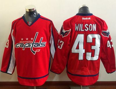 Washington Capitals #43 Tom Wilson Red Home Stitched NHL Jersey