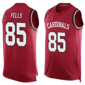 Nike Arizona Cardinals #85 Darren Fells Red Color Men's Stitched NFL Name-Number Tank Tops Jersey