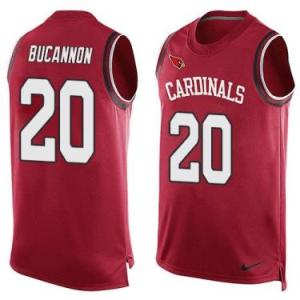 Nike Arizona Cardinals #20 Deone Bucannon Red Color Men's Stitched NFL Name-Number Tank Tops Jersey