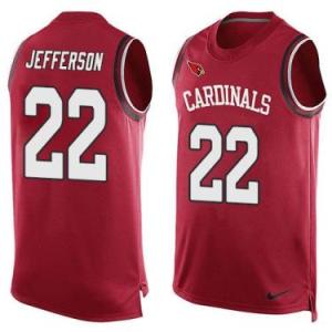 Nike Arizona Cardinals #22 Tony Jefferson Red Color Men's Stitched NFL Name-Number Tank Tops Jersey