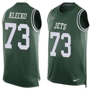 Nike New York Jets #73 Joe Klecko Green Color Men's Stitched NFL Name-Number Tank Tops Jersey