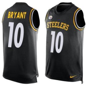 Nike Pittsburgh Steelers #10 Martavis Bryant Black Color Men's Stitched NFL Name-Number Tank Tops Jersey
