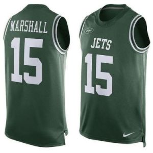 Brandon Marshall New York Jets Mens #15 Nike Player Name & Number Tank Top - Green