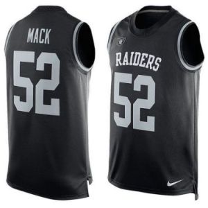 Khalil Mack Oakland Raiders Mens #52 Nike Player Name & Number Tank Top - Black