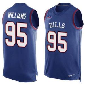 Nike Buffalo Bills #95 Kyle Williams Royal Blue Color Men's Stitched NFL Name-Number Tank Tops Jersey