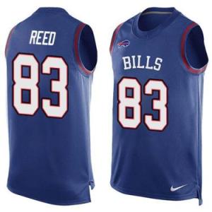 Nike Buffalo Bills #83 Andre Reed Royal Blue Color Men's Stitched NFL Name-Number Tank Tops Jersey