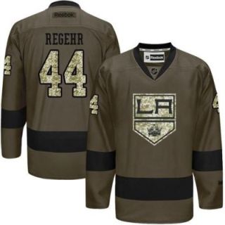Los Angeles Kings #44 Robyn Regehr Green Salute To Service Men's Stitched Reebok NHL Jerseys