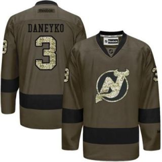 New Jersey Devils #3 Ken Daneyko Green Salute To Service Men's Stitched Reebok NHL Jerseys