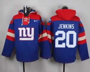 Nike New York Giants #20 Janoris Jenkins Royal Blue Player Pullover NFL Hoodie