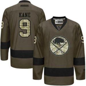 Buffalo Sabres #9 Evander Kane Green Salute To Service Men's Stitched Reebok NHL Jerseys