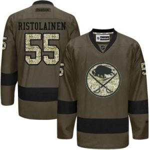 Buffalo Sabres #55 Rasmus Ristolainen Green Salute To Service Men's Stitched Reebok NHL Jerseys