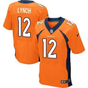 Nike Denver Broncos #12 Paxton Lynch Orange Color Men's Stitched NFL New Elite Jersey