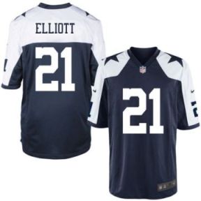 Nike Dallas Cowboys #21 Ezekiel Elliott Navy 2016 NFL Stitched Alternate Game Jersey