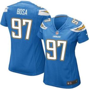 Women's San Diego Chargers #97 Joey Bosa Nike Game Electric Blue Alternate Stitched NFL Jersey
