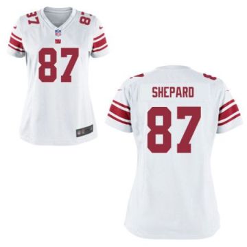 Women's New York Giants #87 Sterling Shepard Nike White NFL Game Stitched Jersey