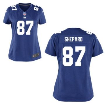 Women's New York Giants #87 Sterling Shepard Nike Royal Blue NFL Game Stitched Jersey