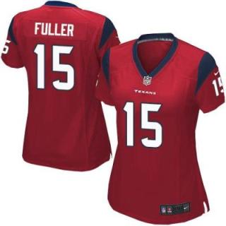 Women's Nike Houston Texans #15 Will Fuller Red Alternate Stitched NFL Game Jersey