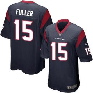 Youth Nike Houston Texans #15 Will Fuller Navy Blue Color Stitched NFL Elite Jersey