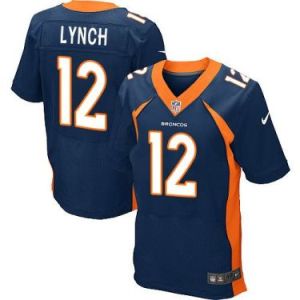 Youth Nike Denver Broncos #12 Paxton Lynch Navy Blue Alternate Stitched NFL New Game Jersey