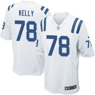 Youth Nike Indianapolis Colts #78 Ryan Kelly White Stitched NFL Elite Jersey