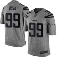 Nike San Diego Chargers #99 Joey Bosa Gray Men's Stitched NFL Limited Gridiron Gray Jersey