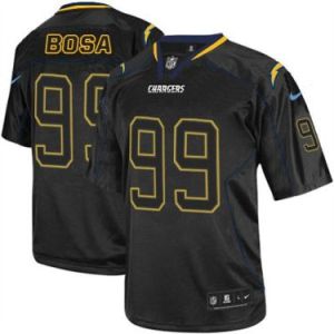 Nike San Diego Chargers #99 Joey Bosa Lights Out Black Men's Stitched NFL Elite Jersey