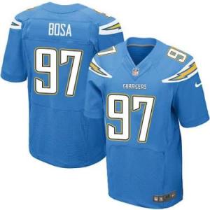 Men's San Diego Chargers #97 Joey Bosa Nike Elite Electric Blue Alternate Stitched NFL Jersey