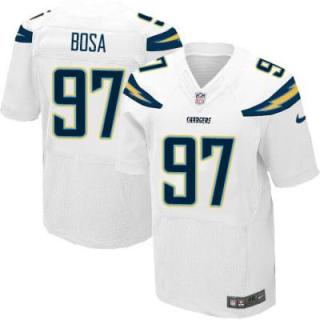 Men's San Diego Chargers #97 Joey Bosa Nike White Sittched Elite NFL Jersey